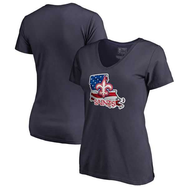 Women New Orleans Saints Navy NFL Pro Line by Fanatics Branded Banner State T-Shirt,We sell and wholesale Women New Orleans Saints Navy NFL Pro Line by Fanatics Branded Banner State T-Shirt on line form chian!